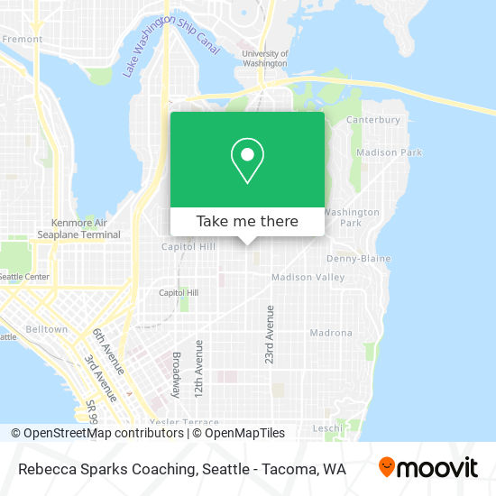 Rebecca Sparks Coaching map