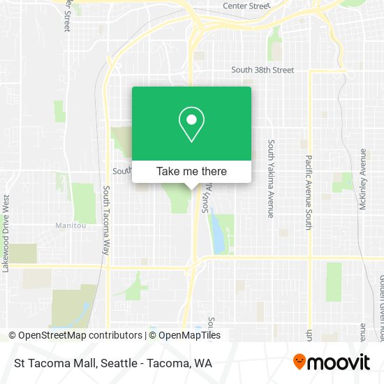 Mapa de St Tacoma Mall