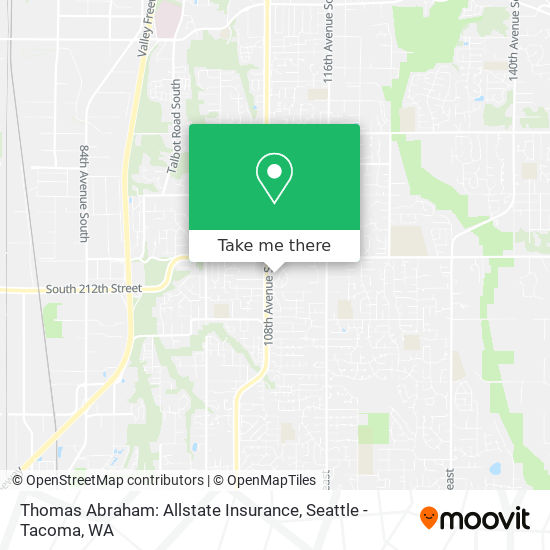 Mapa de Thomas Abraham: Allstate Insurance