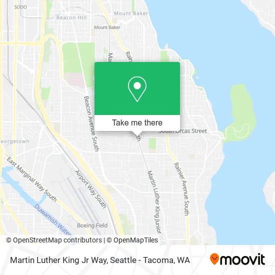 Martin Luther King Jr Way map