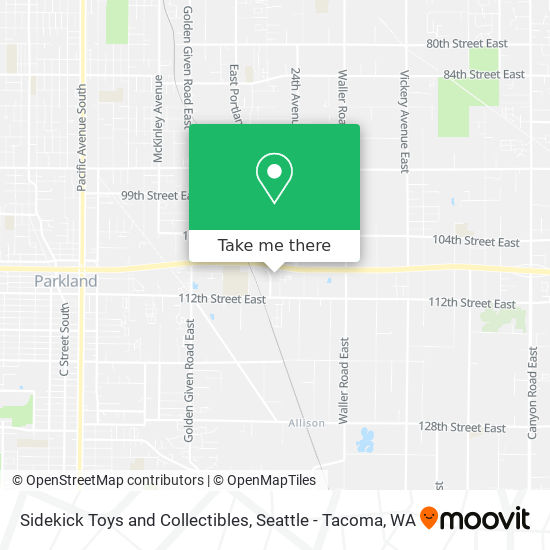 Sidekick Toys and Collectibles map
