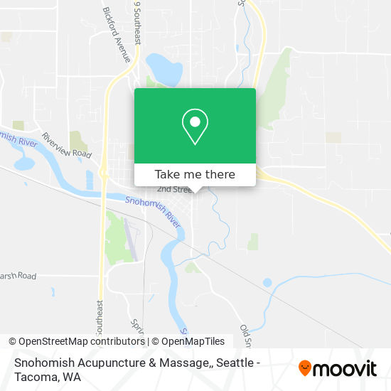 Snohomish Acupuncture & Massage, map