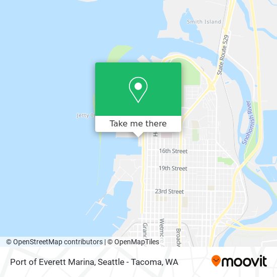 Port of Everett Marina map