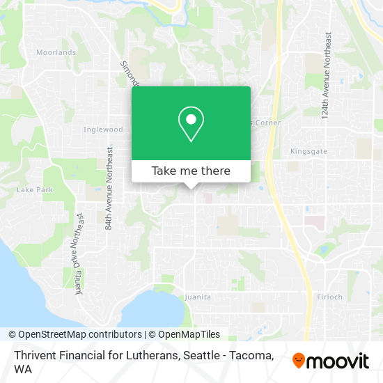 Thrivent Financial for Lutherans map