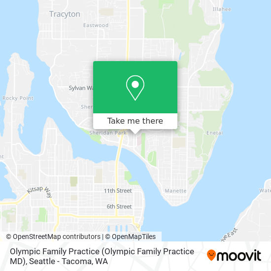 Olympic Family Practice map