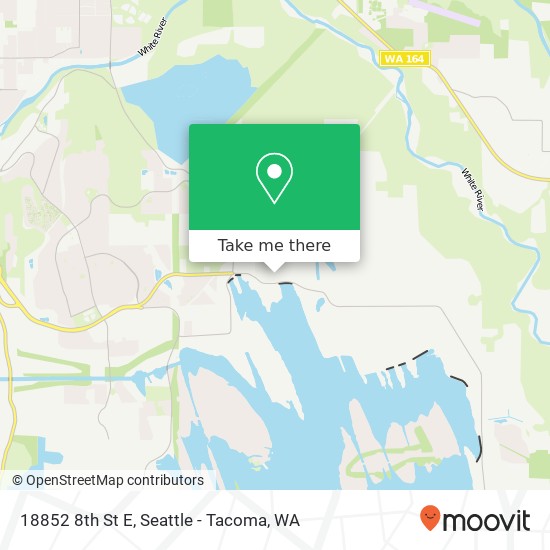 Mapa de 18852 8th St E, Bonney Lake, WA 98391