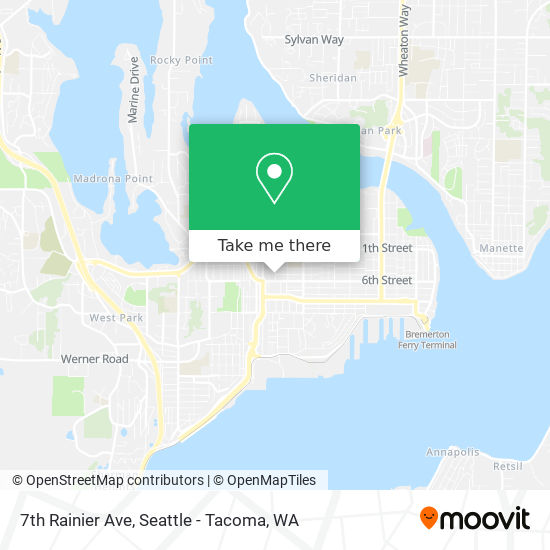 Mapa de 7th Rainier Ave