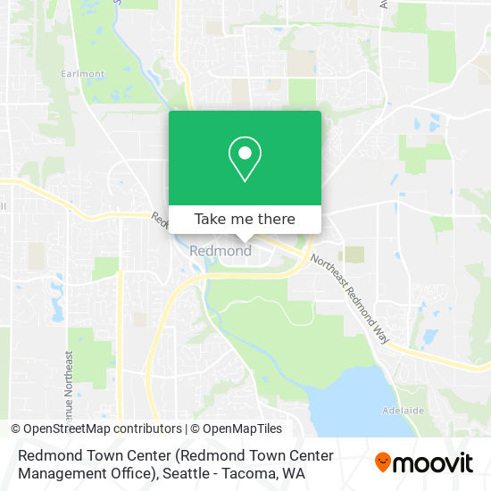 Redmond Town Center (Redmond Town Center Management Office) map