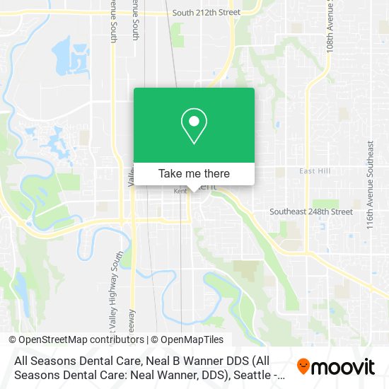 Mapa de All Seasons Dental Care, Neal B Wanner DDS (All Seasons Dental Care: Neal Wanner, DDS)