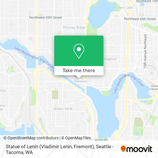 Statue of Lenin (Vladimir Lenin, Fremont) map