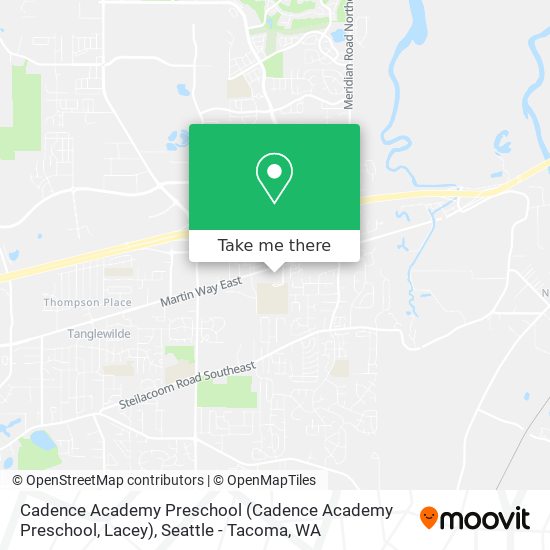 Cadence Academy Preschool (Cadence Academy Preschool, Lacey) map