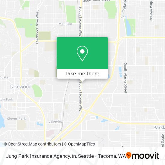 Mapa de Jung Park Insurance Agency, in