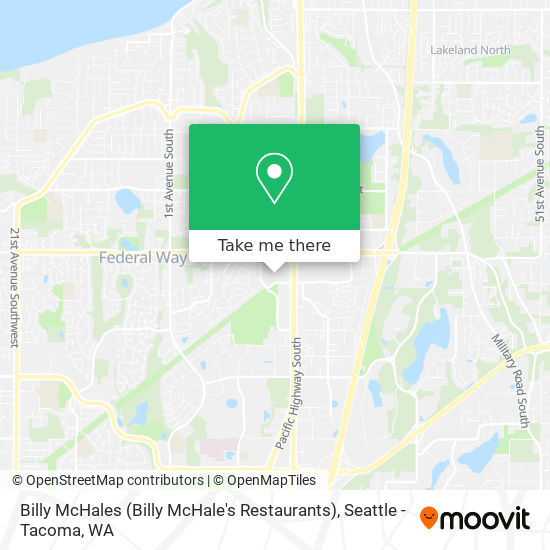 Mapa de Billy McHales (Billy McHale's Restaurants)