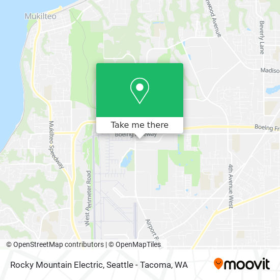 Rocky Mountain Electric map