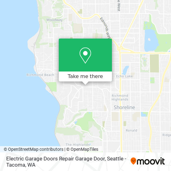 Mapa de Electric Garage Doors Repair Garage Door