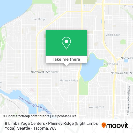 Mapa de 8 Limbs Yoga Centers - Phinney Ridge (Eight Limbs Yoga)