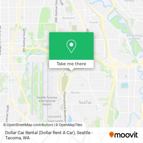 Mapa de Dollar Car Rental (Dollar Rent A Car)