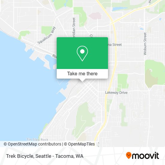 Trek Bicycle map