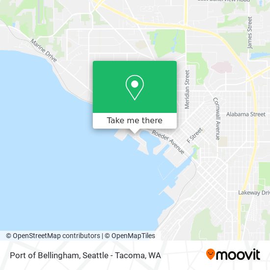 Port of Bellingham map