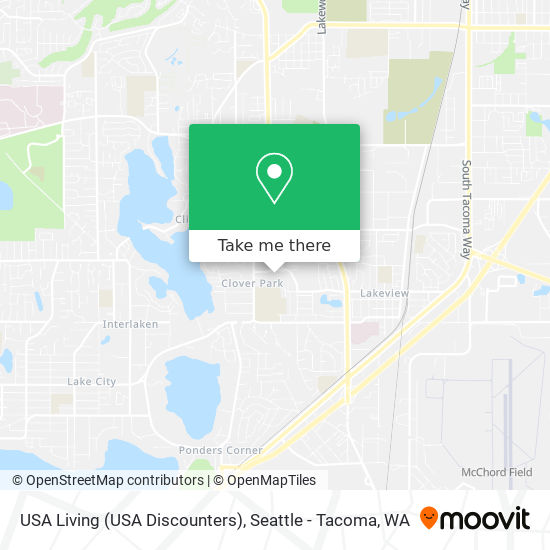 USA Living (USA Discounters) map