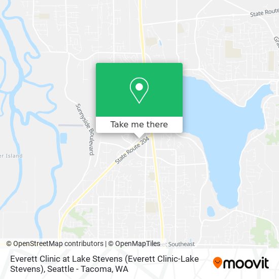 Everett Clinic at Lake Stevens map