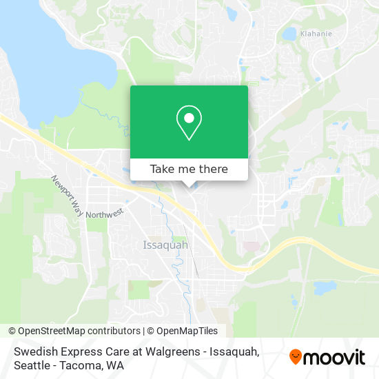 Mapa de Swedish Express Care at Walgreens - Issaquah