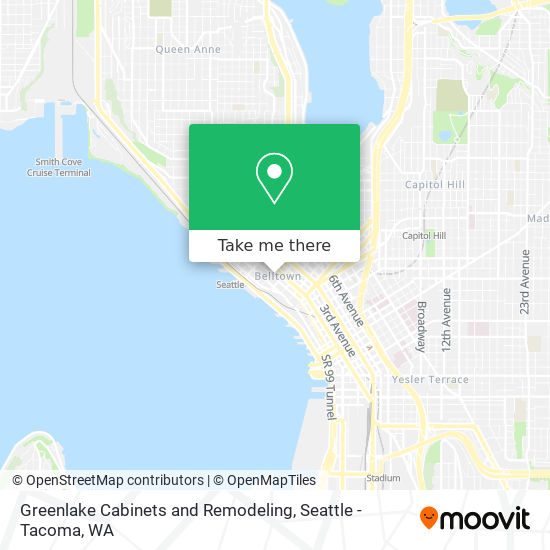 Greenlake Cabinets and Remodeling map