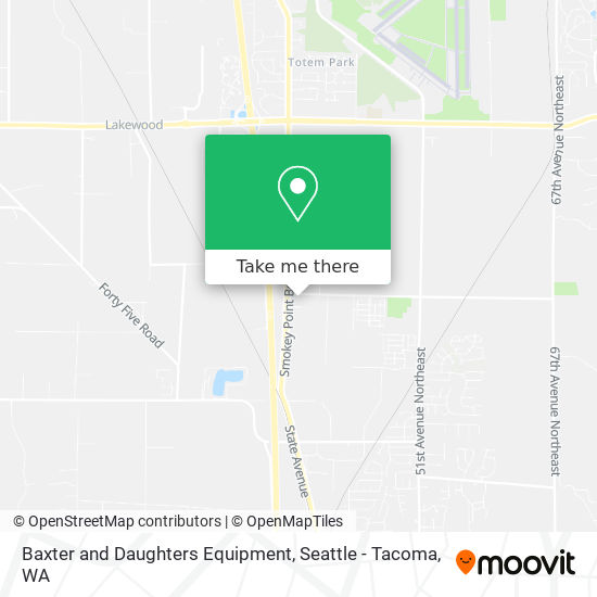 Baxter and Daughters Equipment map