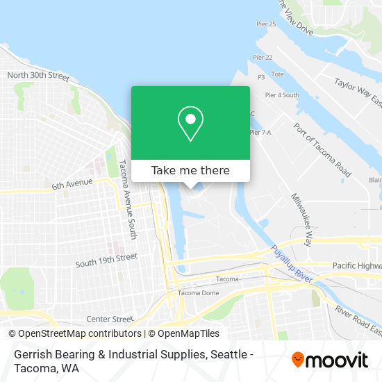 Mapa de Gerrish Bearing & Industrial Supplies