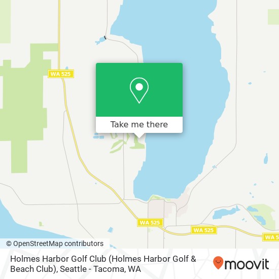 Mapa de Holmes Harbor Golf Club