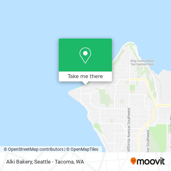 Alki Bakery map