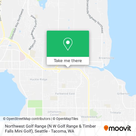 Northwest Golf Range (N W Golf Range & Timber Falls Mini Golf) map