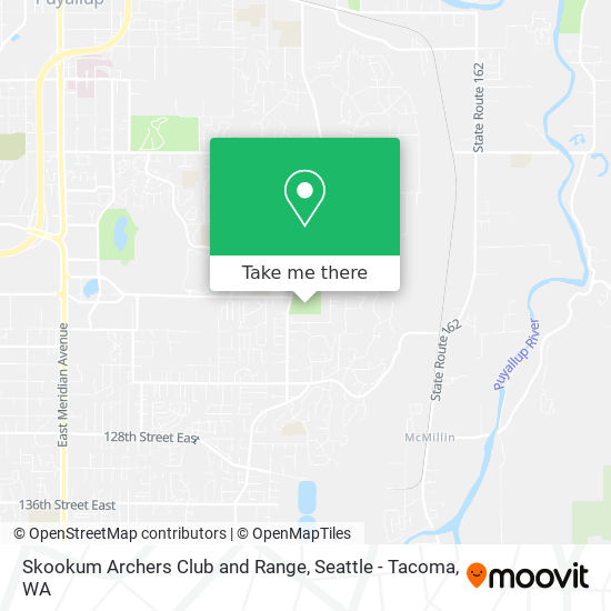 Skookum Archers Club and Range map