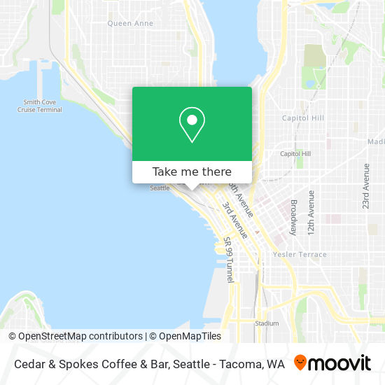 Cedar & Spokes Coffee & Bar map