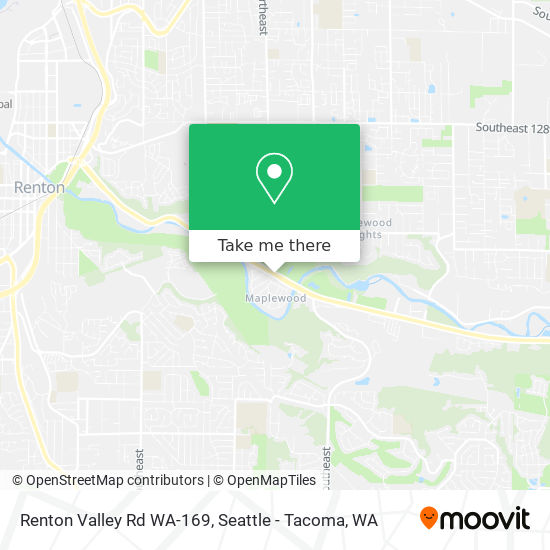 Mapa de Renton Valley Rd WA-169