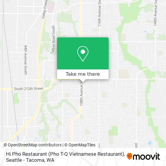 Hi Pho Restaurant (Pho T-Q Vietnamese Restaurant) map