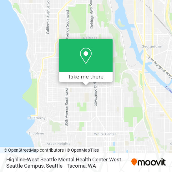 Mapa de Highline-West Seattle Mental Health Center West Seattle Campus