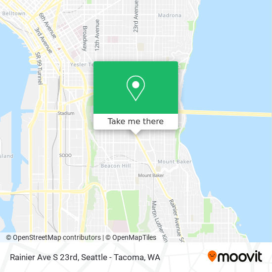 Mapa de Rainier Ave S 23rd