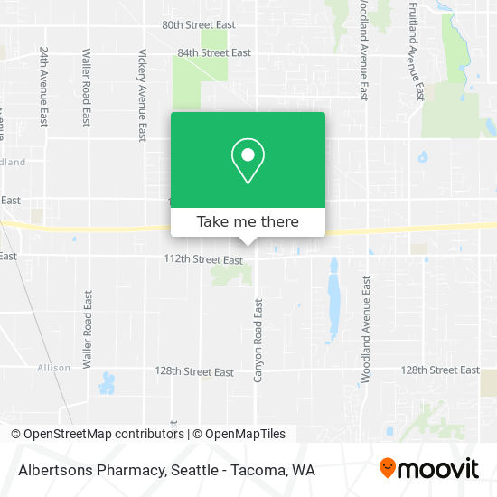 Mapa de Albertsons Pharmacy