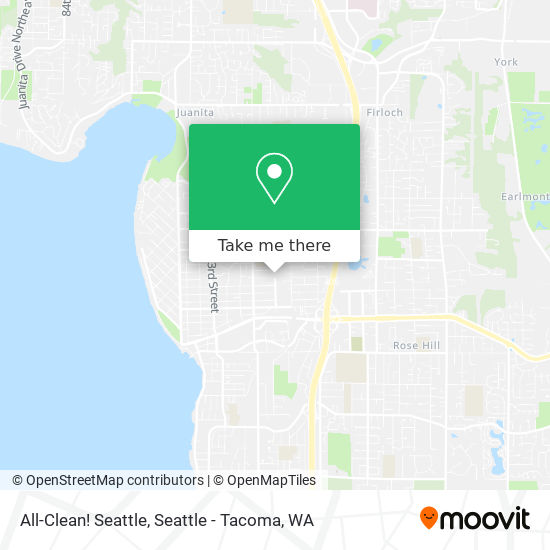 Mapa de All-Clean! Seattle