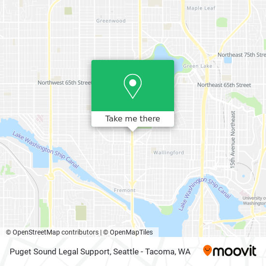 Mapa de Puget Sound Legal Support