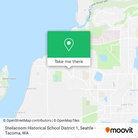 Steilacoom Historical School District 1 map