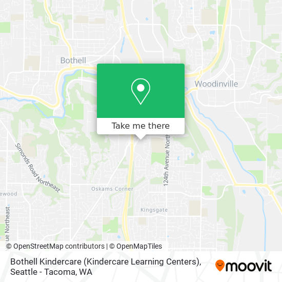 Mapa de Bothell Kindercare (Kindercare Learning Centers)