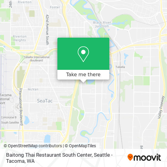 Baitong Thai Restaurant South Center map