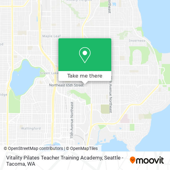 Mapa de Vitality Pilates Teacher Training Academy