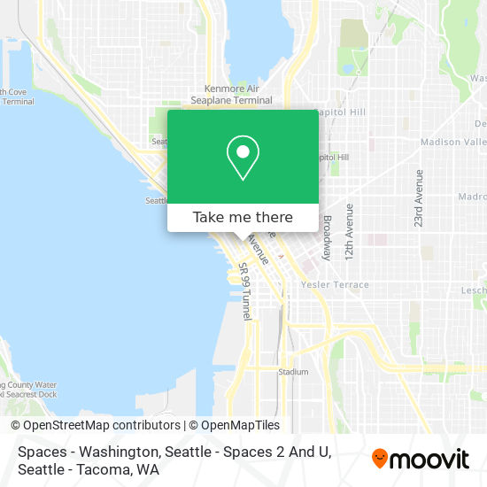 Spaces - Washington, Seattle - Spaces 2 And U map