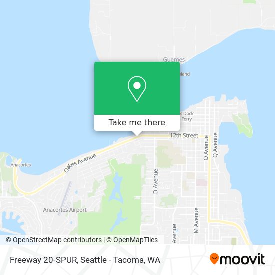 Freeway 20-SPUR map