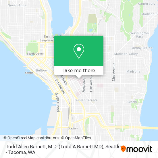 Todd Allen Barnett, M.D. (Todd A Barnett MD) map