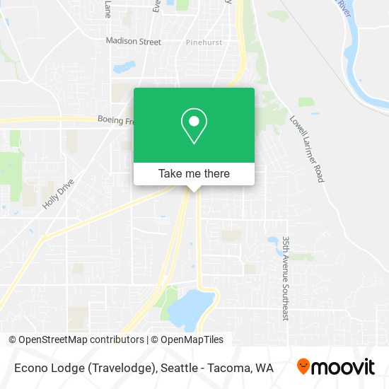 Mapa de Econo Lodge (Travelodge)