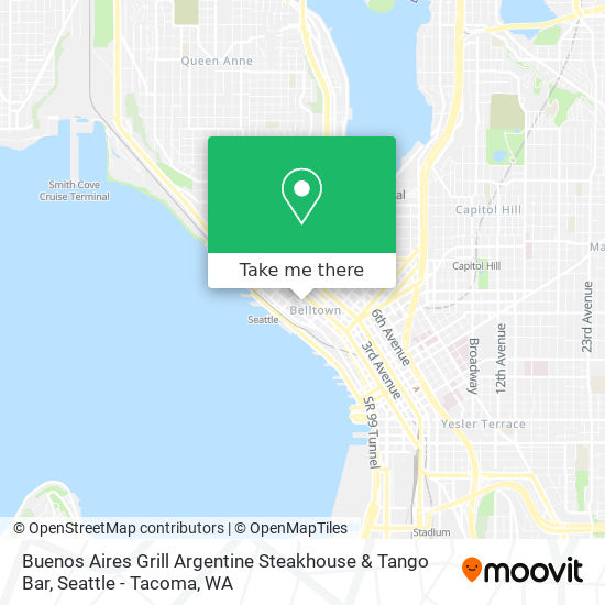 Buenos Aires Grill Argentine Steakhouse & Tango Bar map